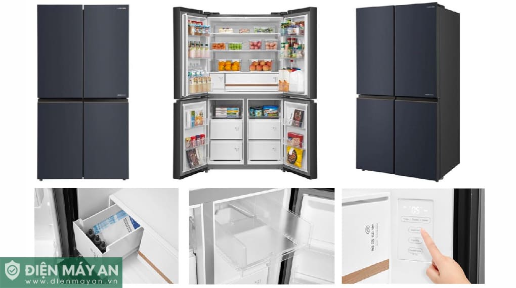 Tủ lạnh Toshiba Inverter 711 lít Multi Door GR-RF900WI-PMV(06)-MG